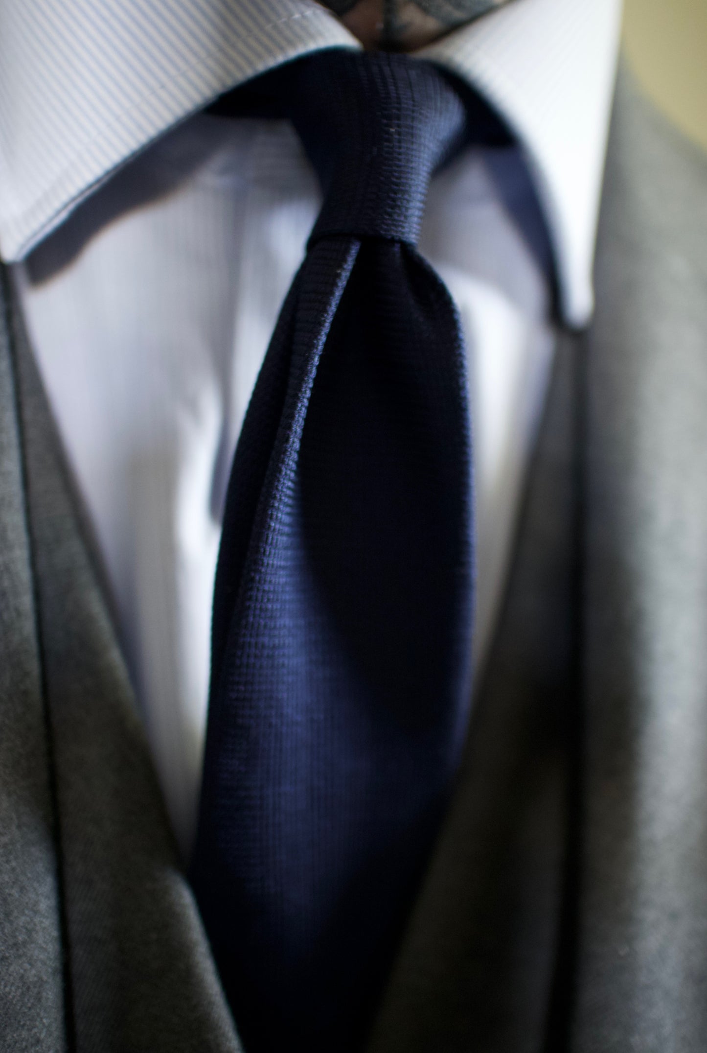 Ethan- Navy silk tie